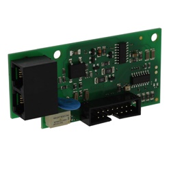 Modulo PSTN comunicatore allarmi antifurto con protezione sovracorrente e collegamento RJ-11