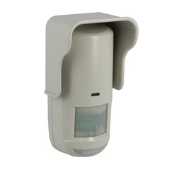 Sensore da esterno tripla tecnologia con antistrisciamento, pet immunity e antimascheramento, portata 15m, sicurezza per ambienti esterni