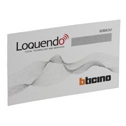 Card licenza Loquendo sintesi vocale per programmazione centrali domotiche