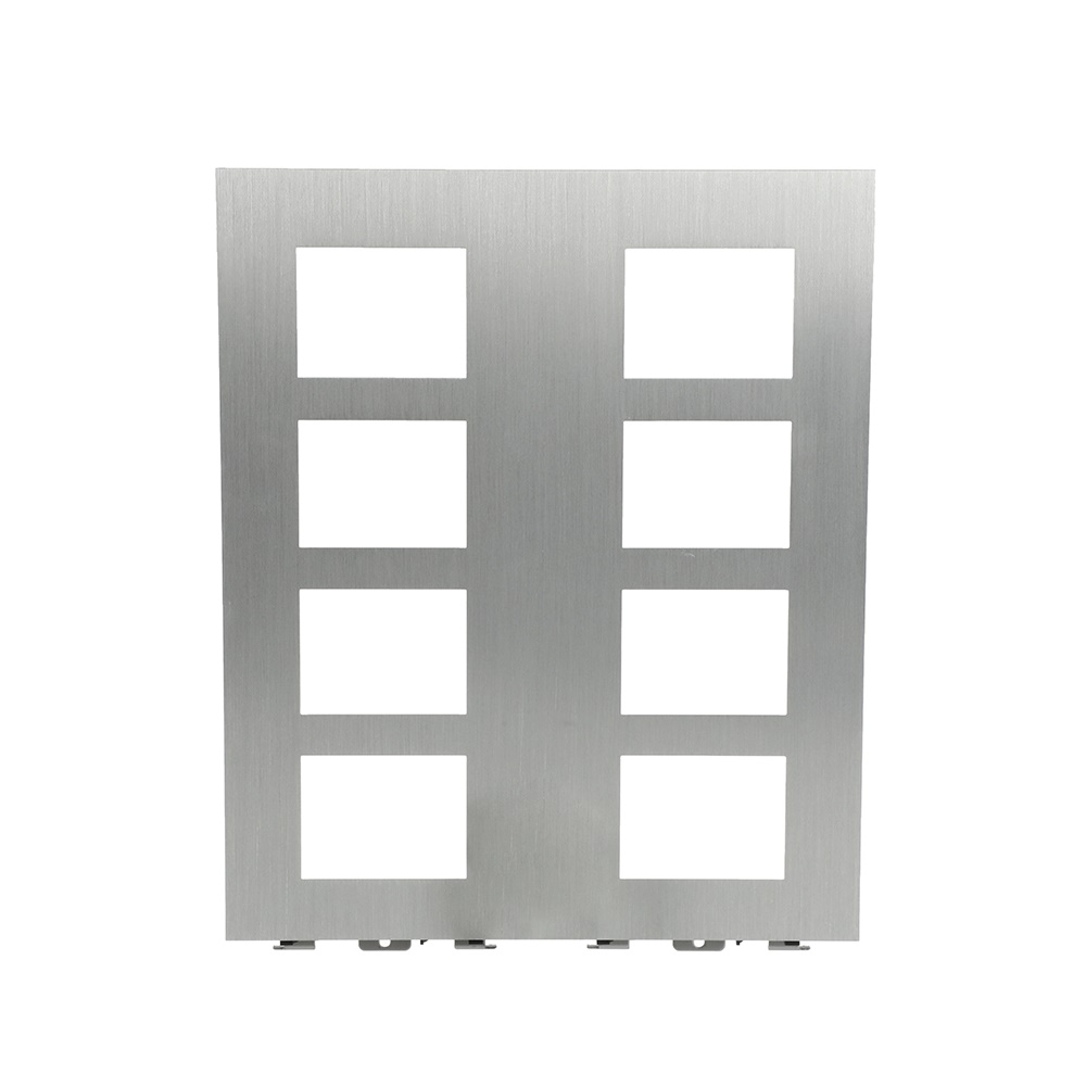 Telaio alluminio 4x2 robusto leggero per stazioni audio outdoor 7 moduli protezione componenti elettrici