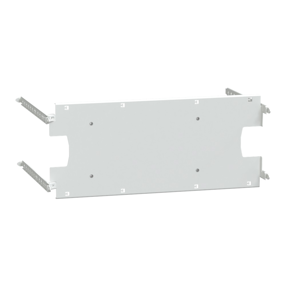 Piastra montaggio TransferPacT 3P/4P 160A verticale acciaio verniciato per armadio pavimento