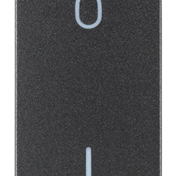 Interruttore 2P 16AX antibatterico grigio illuminabile per uso domestico e ufficio