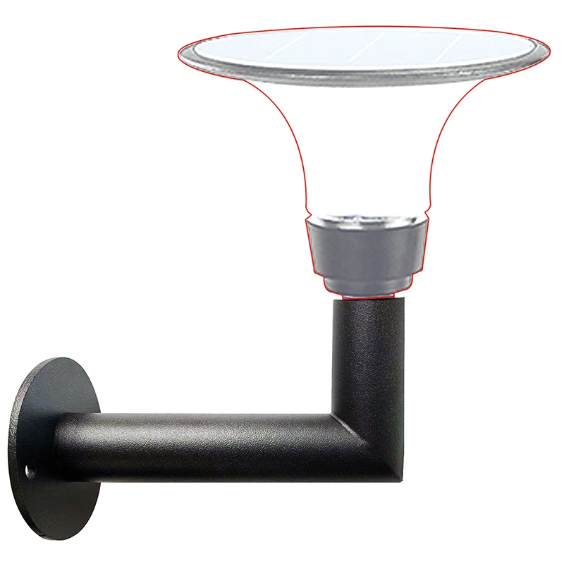 Staffa da muro resistente per fissaggio stabile dispositivi elettrici E-Path installazioni sicure