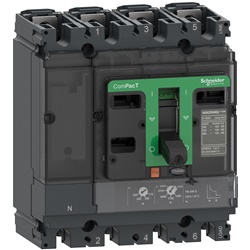 Interruttore ComPacT NSX250HB1 4 poli 75kA 690VAC Sganciatore TMD 250A protezione sovraccarico e corto circuito uso industriale