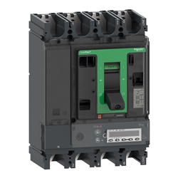 Interruttore ComPacT NSX400HB1 400A 4 poli 75kA 690VAC con Sganciatore MicroLogic 6.3E per applicazioni industriali e navali