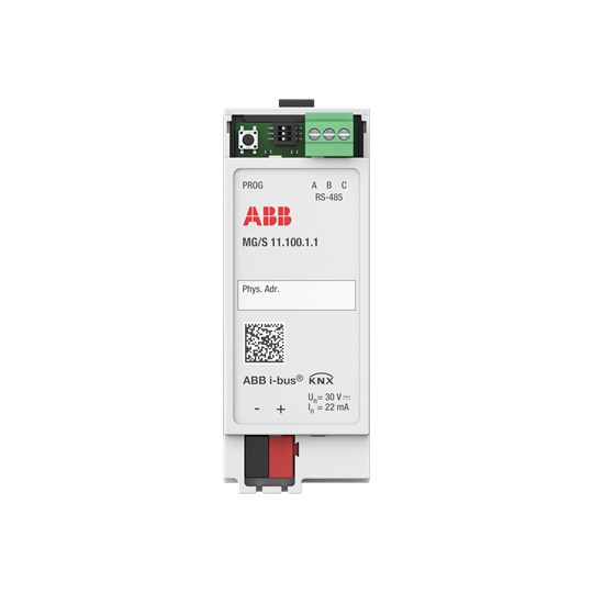 Gateway Modbus RTU-KNX TP compatto 100 punti automazione impianti elettrici