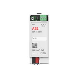 Gateway Modbus RTU-KNX TP compatto 100 punti automazione impianti elettrici