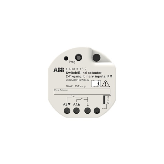 Attuatore tapparelle 1 canale 3 ingressi binari bus EIB/KNX controllo motori blindature
