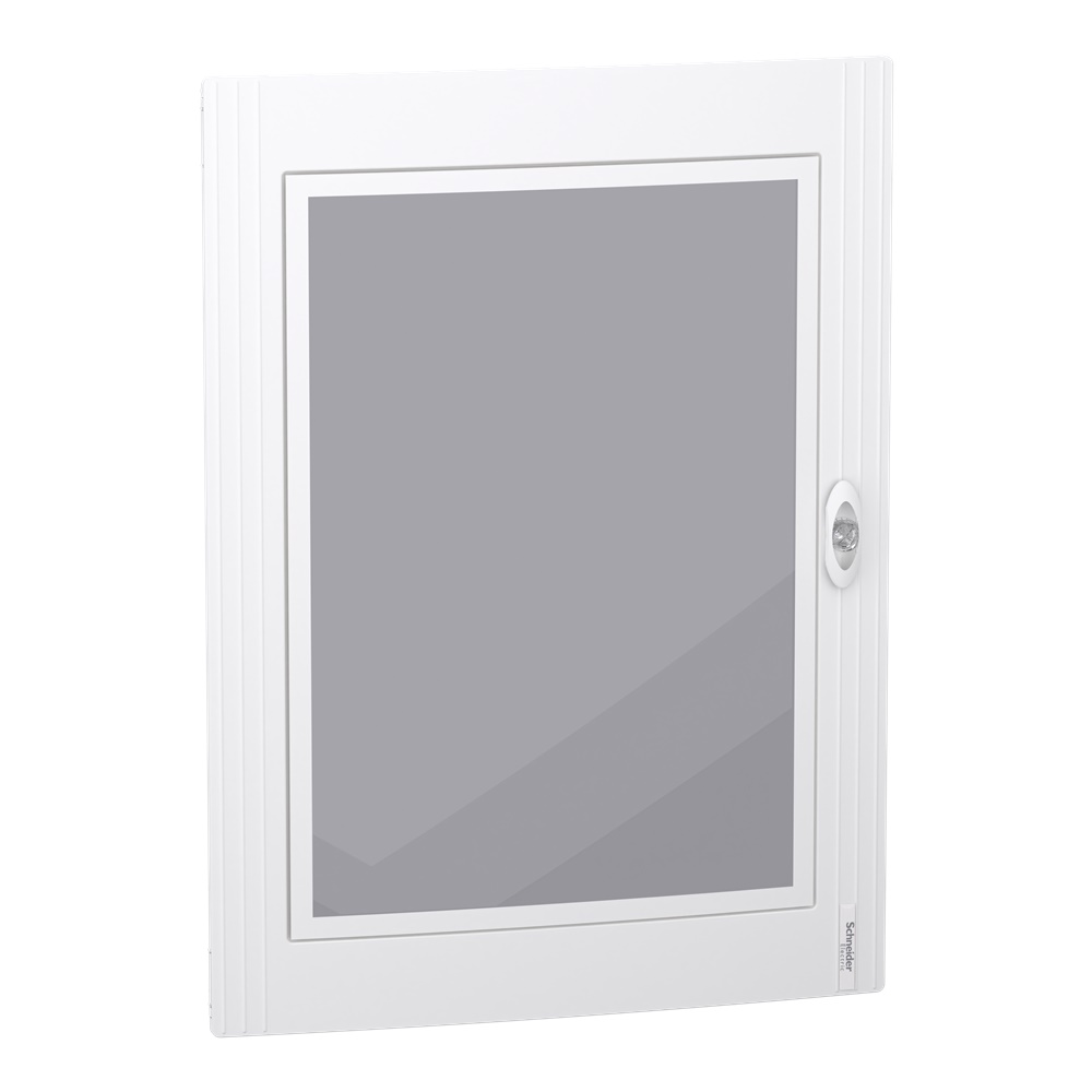Porta trasparente PrismaSet XS ricambio 4x24 moduli centralino IP40 bianco acciaio vetro
