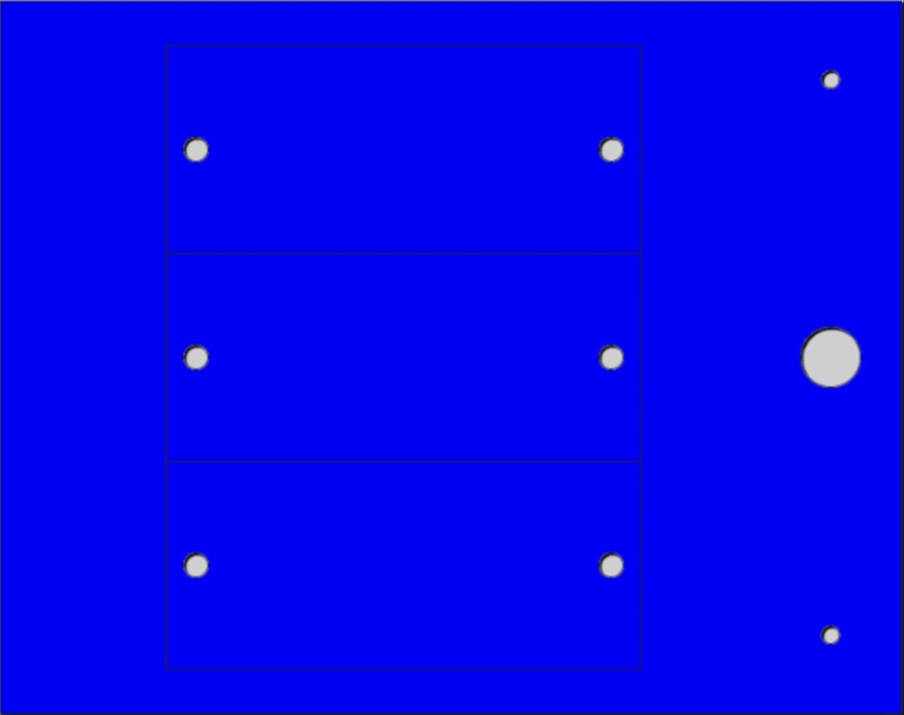 Targa rivettabile 4mm MG-VRT-RH per quadri elettrici