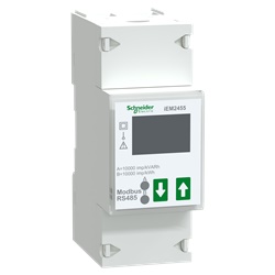 Contatore energia monofase iEM2455 230V 100A Modbus per monitoraggio consumo elettrico edificio