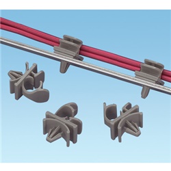 LWC75-H25-L20 Fermacavi, nero, PA 6,6, Push Barb, 1,45x0,87, 50PK