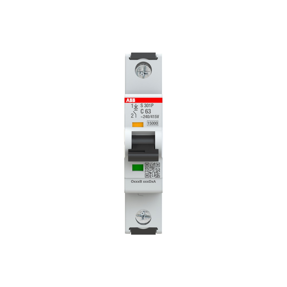 Interruttore automatico S300P 1P 63A curva C protezione sovraccarico cortocircuito uso industriale e domestico