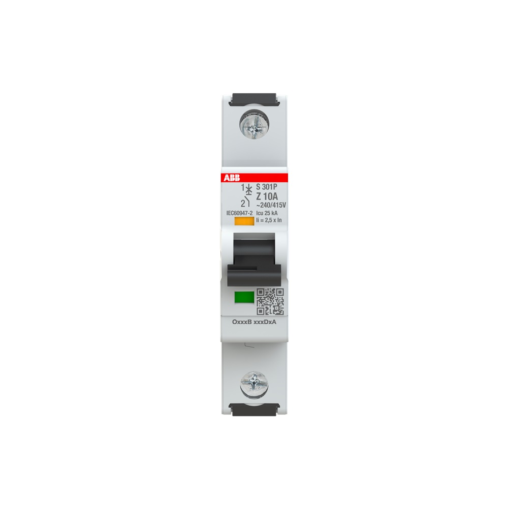 Interruttore automatico modulare 1P 10A serie S300P protezione sovraccarico corto circuito industriale