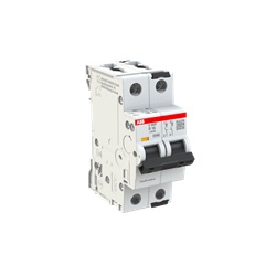 Interruttore automatico S302P 2 poli 16A D curva AC 25kA protezione impianti industriali e domestici