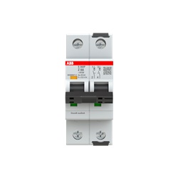 Interruttore automatico modulare bipolare 8A S300P protezione sovraccarichi cortocircuiti impianti residenziali industriali