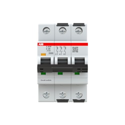 Interruttore automatico S303P 2 poli 20 A curva C protezione cortocircuiti impianti residenziali industriali
