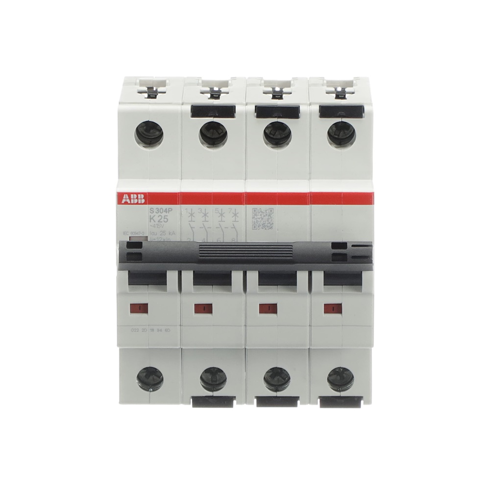 Interruttore automatico compatto 4 poli 25 A K 400 V protezione sovraccarico cortocircuito industriale
