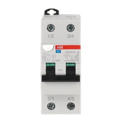 Interruttore magnetotermico differenziale 2P 25A 30mA tipo A per protezione circuiti residenziali e commerciali