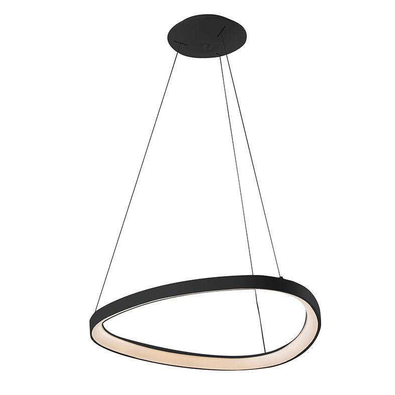 SOSPENSIONE LED 3K NERO 36W