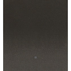 Pulsante 1P NO 10A 250V allineato illuminabile tasto sostituibile nero 2 moduli