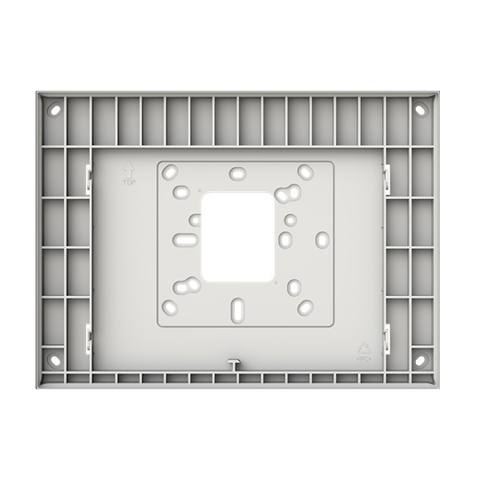 Scatola da parete bianca per pannello touch 10 montaggio a superficie, materiale plastico resistente, per installazioni elettriche interne