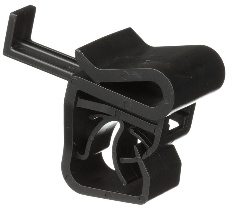 UCCPD-C130 Morsetto per bordi, parallelo, cavo abbassato, nero, acetale UV, PK100