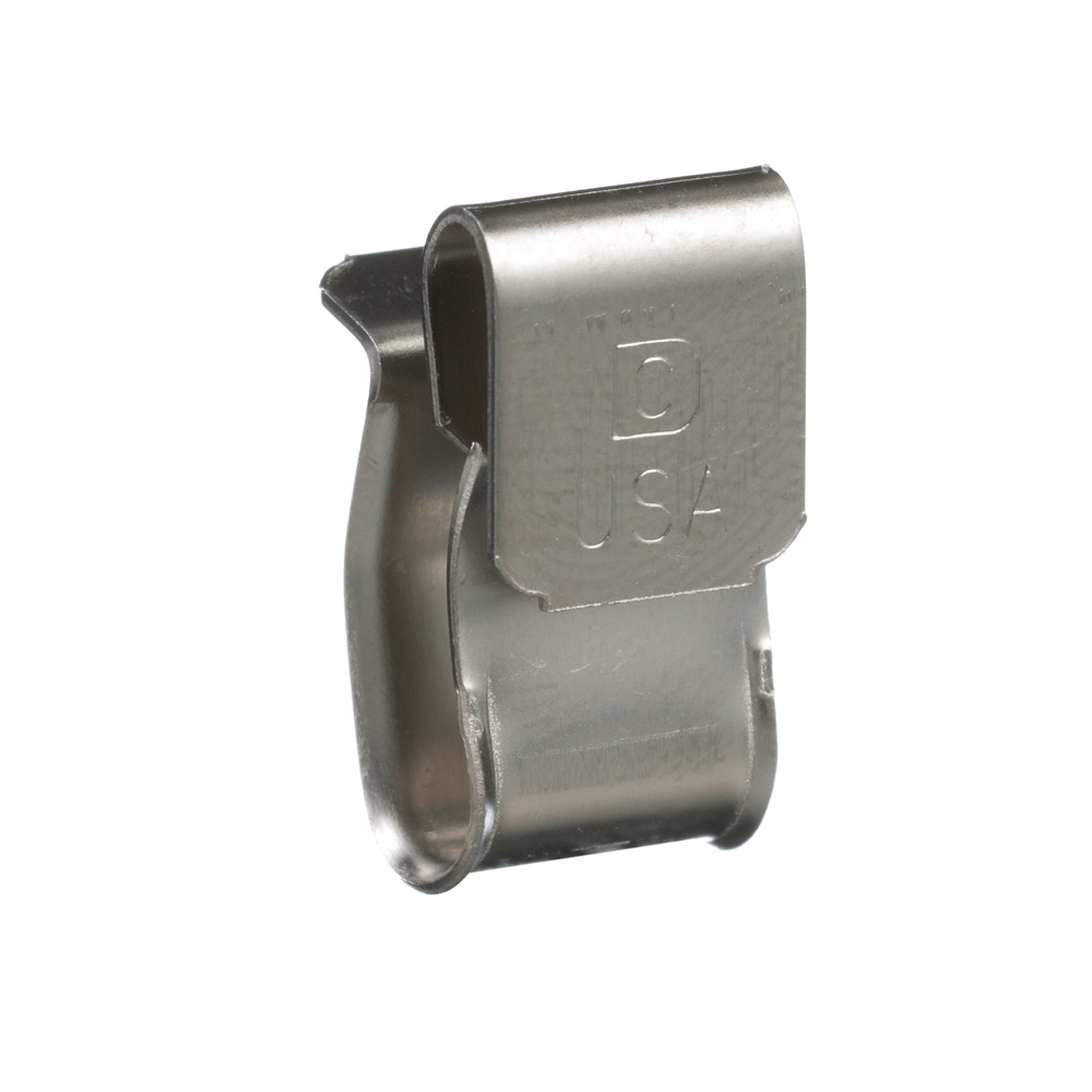 Clip per bordo solare, acciaio inossidabile, a clip, 0,73x0,24, PK100