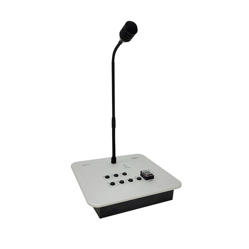 Base microfonica emergenza 7 tasti con microfono gooseneck e connessione BUS EMG per sistemi LogiVox