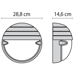 CHIP TO30 GRILL 14 A/EW 830 WH87