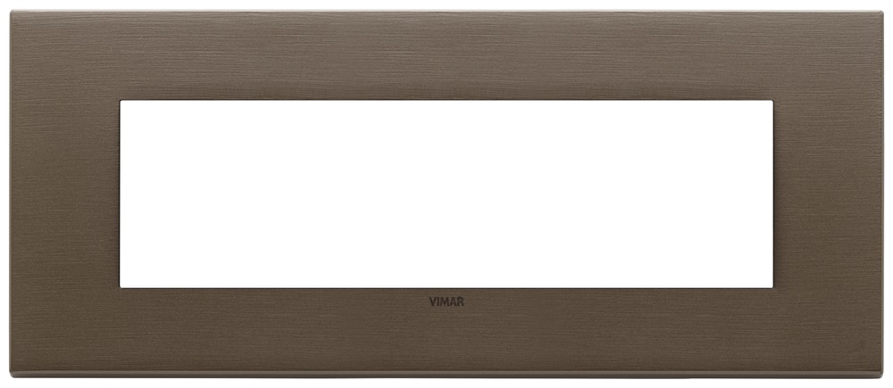PLACCA 7M BRONZO SCURO SPAZZOLATO
