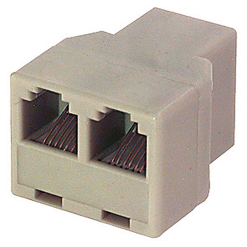Adattatore triplicatore 8P8C compatto alta qualità per estensione rete cablata