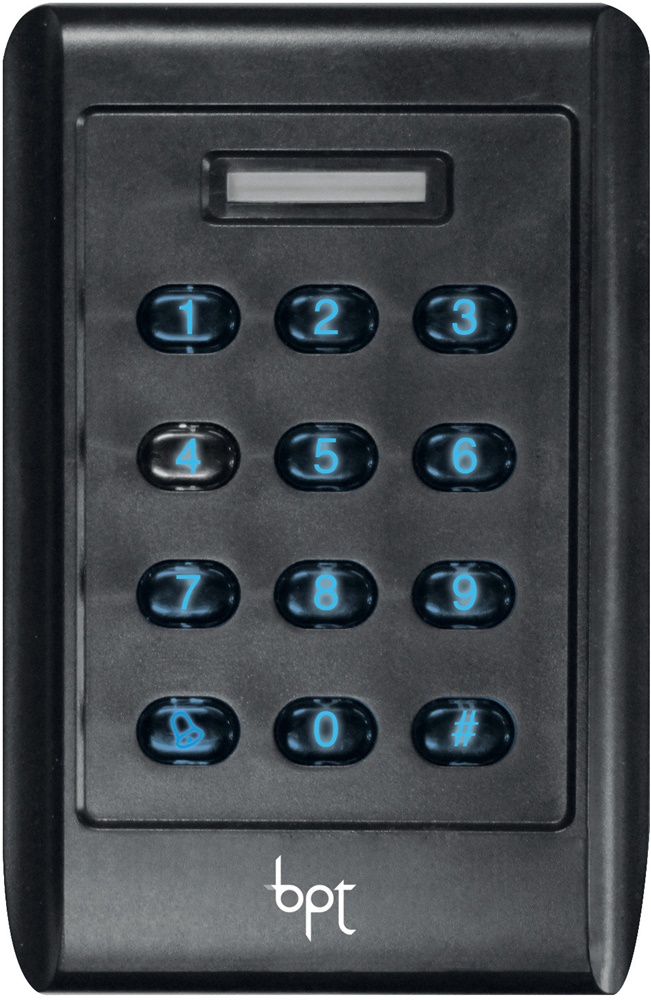Tastiera controllo accessi 2 zone stand-alone 1000 codici IP65 per porte residenziali e commerciali