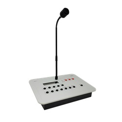 Base microfonica digitale per sistemi EVAC, display LCD, controllo completo centrale, EN54-16