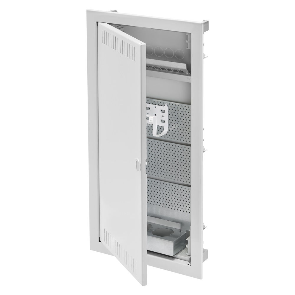 Centralino incasso 48 moduli porta metallo IP40 uso domestico e industriale