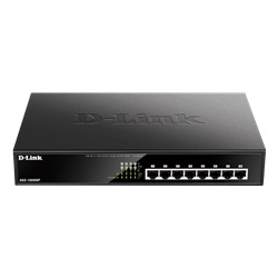 Switch unmanaged 8 porte Gigabit PoE 140W per reti aziendali