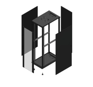 ARMADIO DATI 42U 2000X600X1000