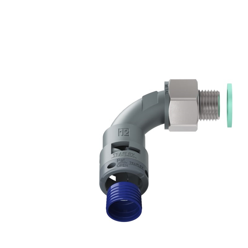 CURVA 90 IP68 BN12 M16  GRIGI