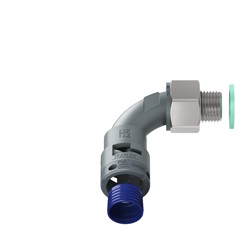 CURVA 90 IP68 BN12 M16  GRIGI