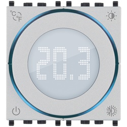 Termostato rotella 2 moduli 100-240V controllo temperatura riscaldamento condizionamento Next