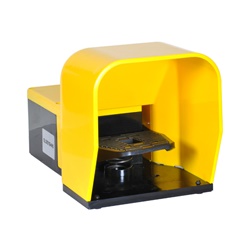 Pedaliera movimento libero 1NA+1NC a scatto custodia plastica interruttore a pedale serie K
