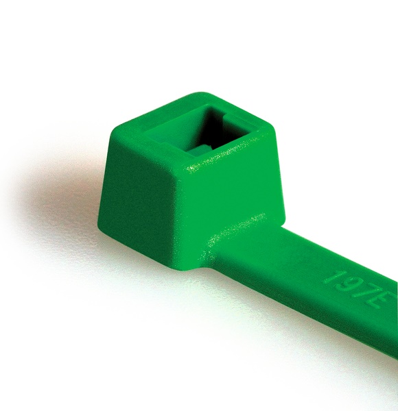 Fascetta 210x4,7 mm verde T80R in plastica alta qualità per legatura cavi e tubazioni