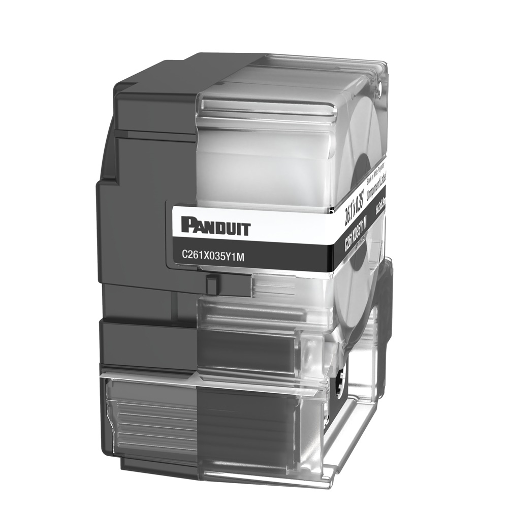 Etichetta per componenti di rete della stampante MP PXE™ C261X035Y1M, poliestere, bianco, 0,38 x2,61.