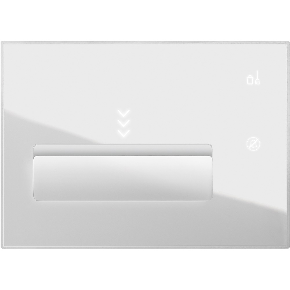 Tasca portabadge touch bianca RFID per camere hotel BUS-SCS Premium