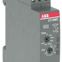 Timer elettronico CT-VWC.12 impulso-ON 1c/o 24-48VDC/24-240VAC montaggio su guida DIN