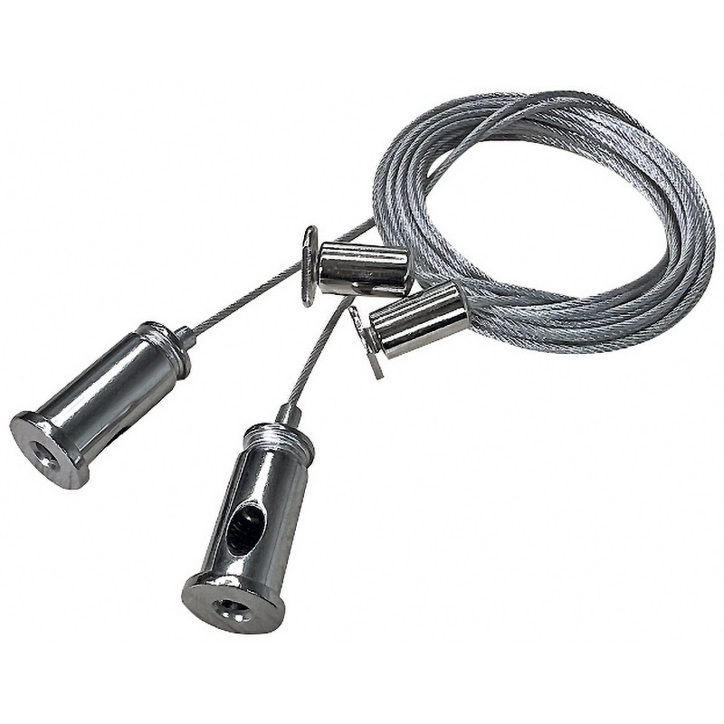 KIT sospensione 2 pezzi profilo sfera fissaggio elettrico installazione semplice e versatile