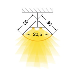KIT 2MT PROFILO ANGOLO3 ACCESSORI montaggio facile impianti elettrici residenziali e commerciali