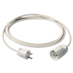 CAVO PROLUNGA 3G1+P30 3M BIANCO