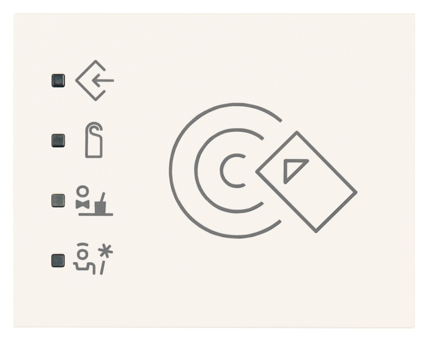 FUORIPORTA RFID TROP. KNX BIANCO