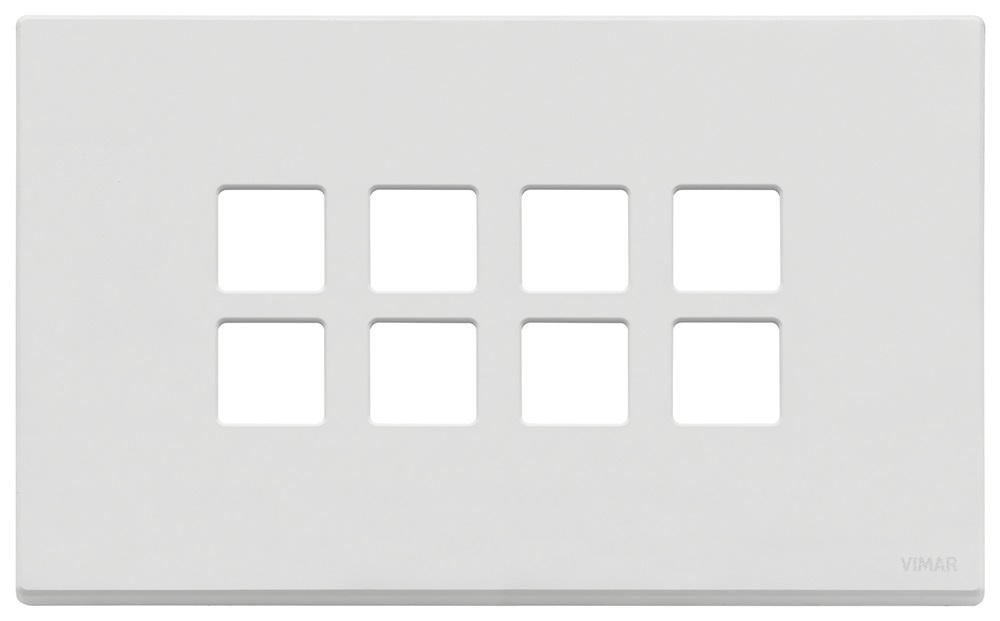 PLACCA 4MX8 FLAT BIANCO MATT